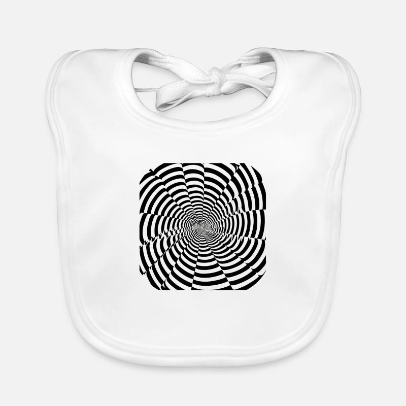 Spirale d'illusion Bavoir bio Bébé