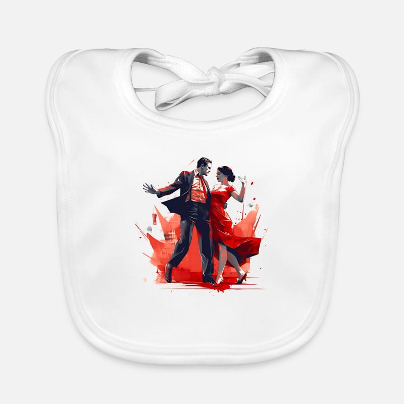 Dancing requires skill Organic Baby Bibs