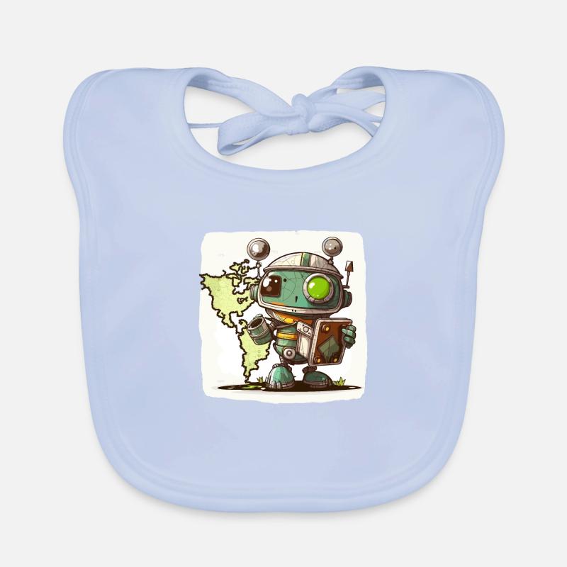 Robot aventurier Bavoir bio Bébé