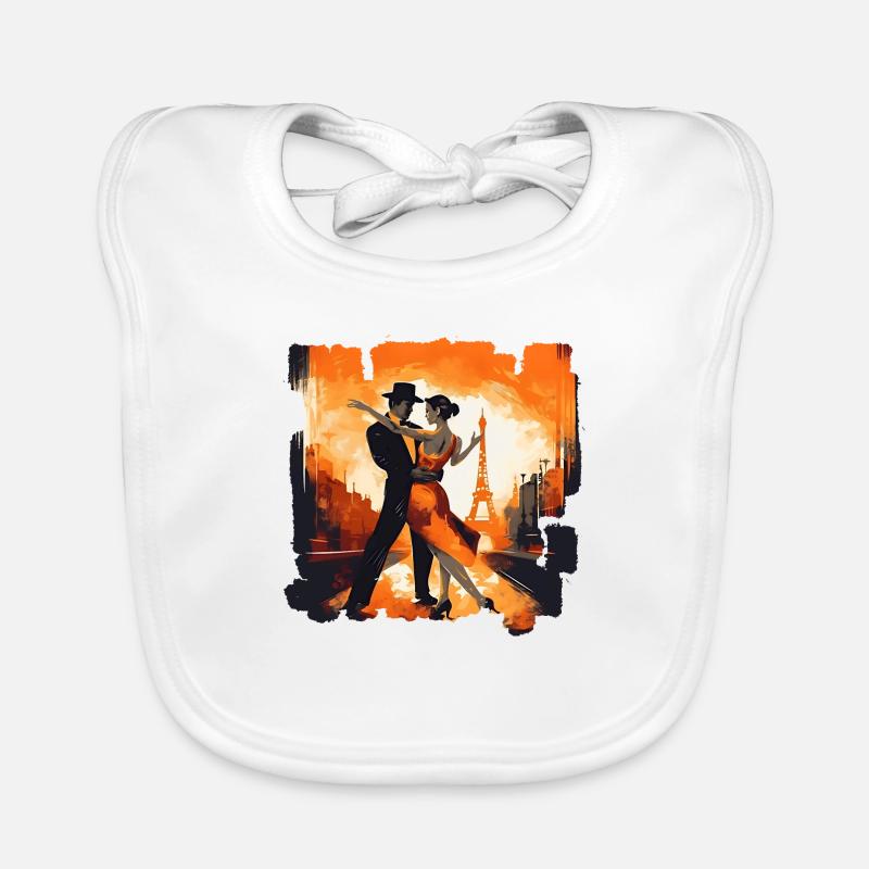 In tango, there is no fixed sequence of steps Organic Baby Bibs