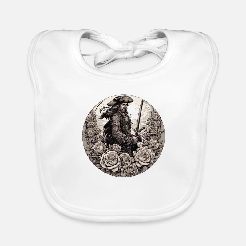 Pirate Organic Baby Bibs