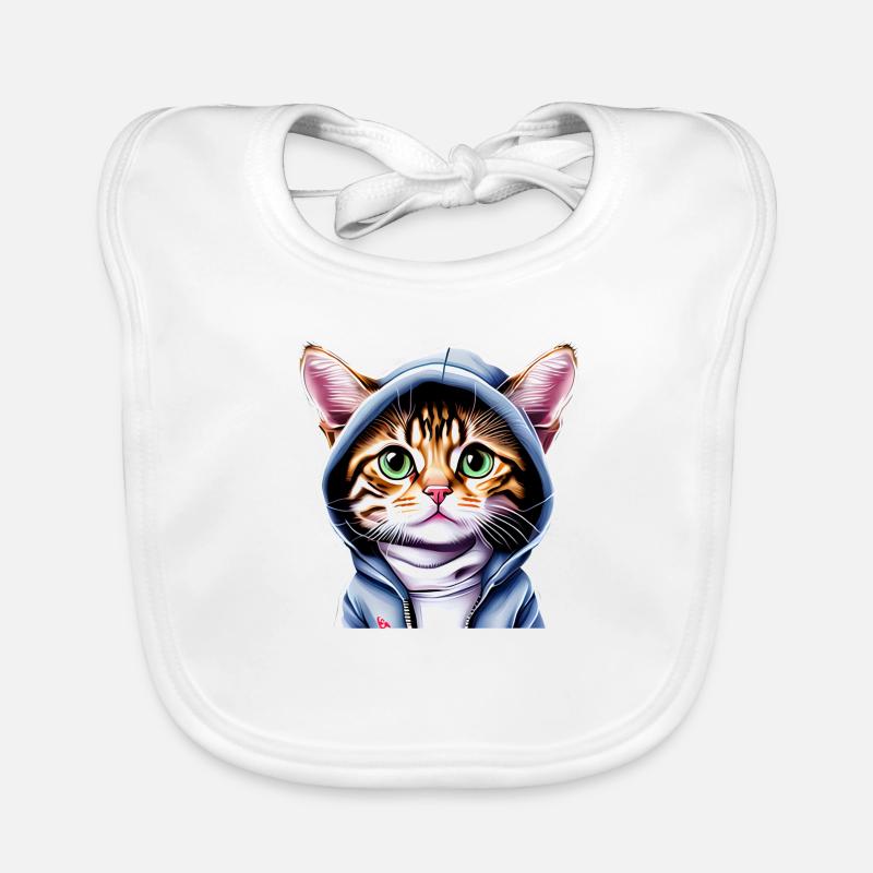Chat Propriétaire de chat Chaton domestique Bavoir bio Bébé