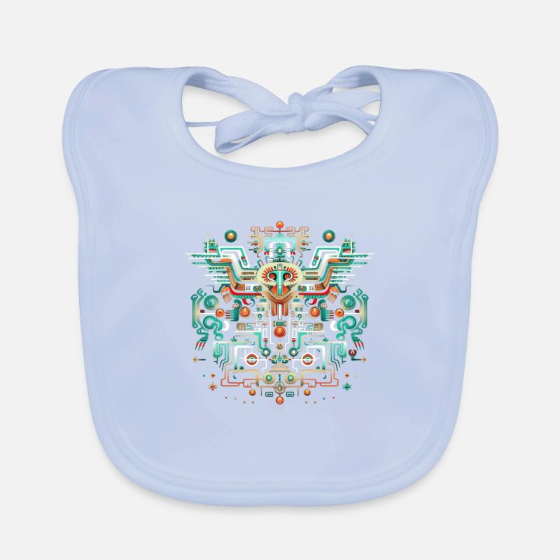 Misticisme aztèque Bavoir bio Bébé