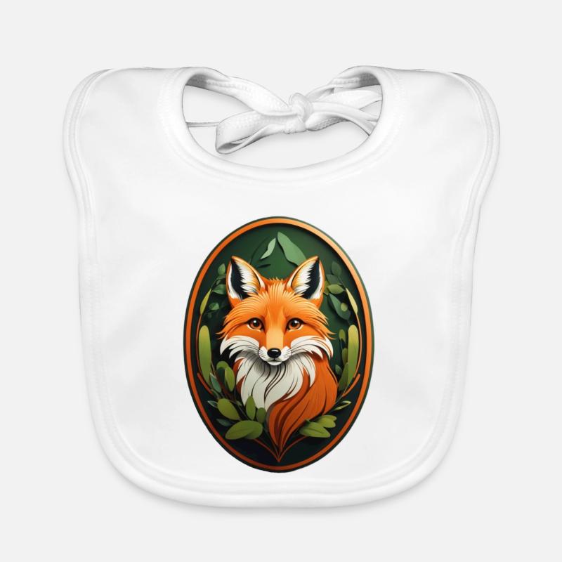 Red fox Organic Baby Bibs