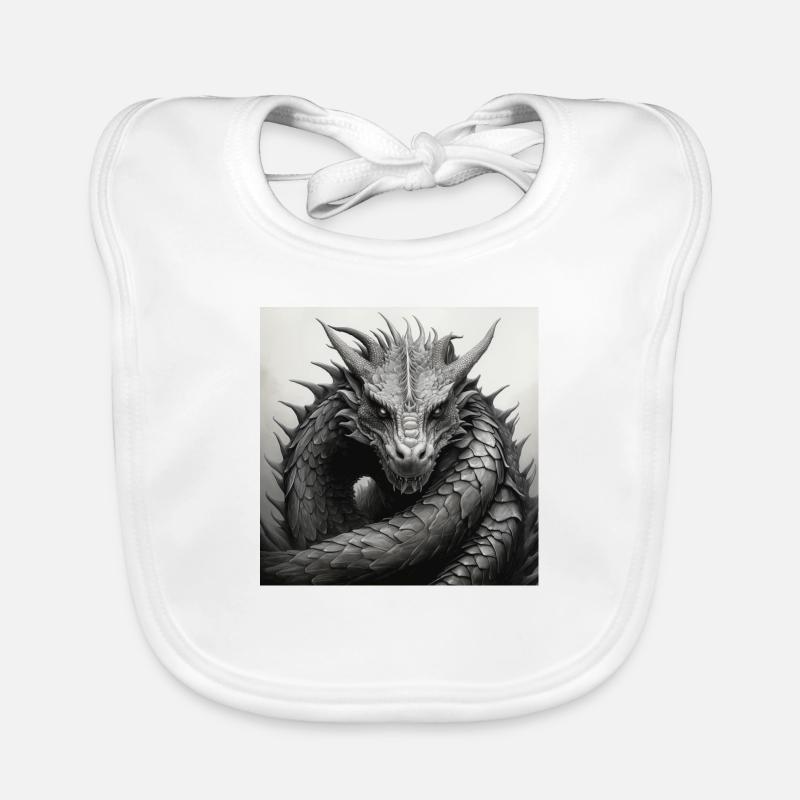 Dragon Protector Organic Baby Bibs