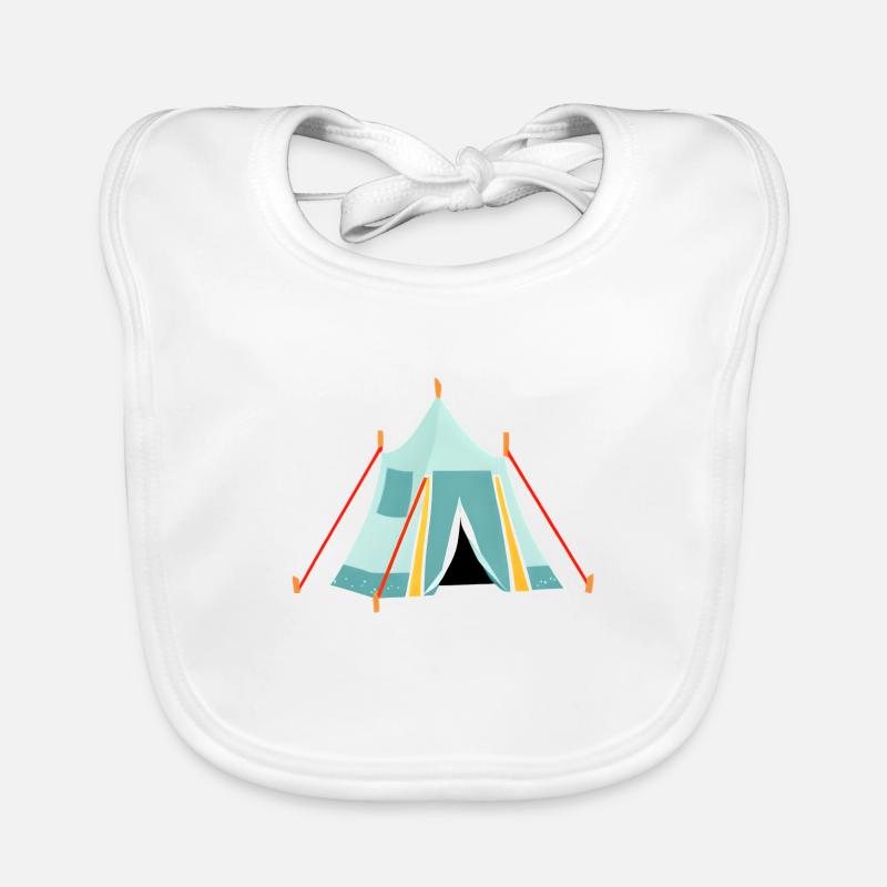 Camping, Camping, Caravan, Camp Gift, Motorhome Organic Baby Bibs