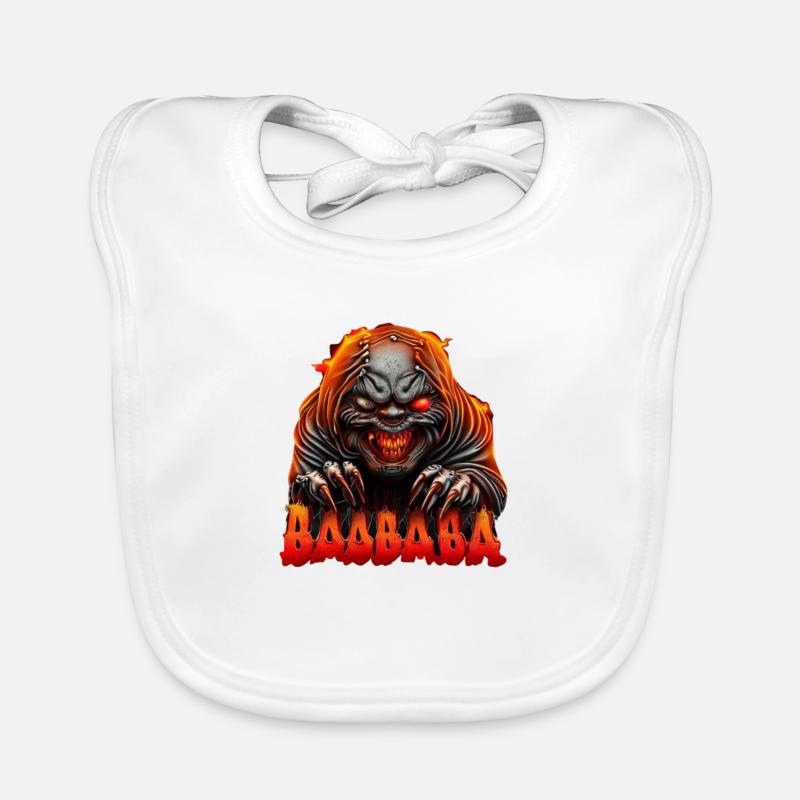 Dämon BAABABA Halloween Baby Bio-Lätzchen