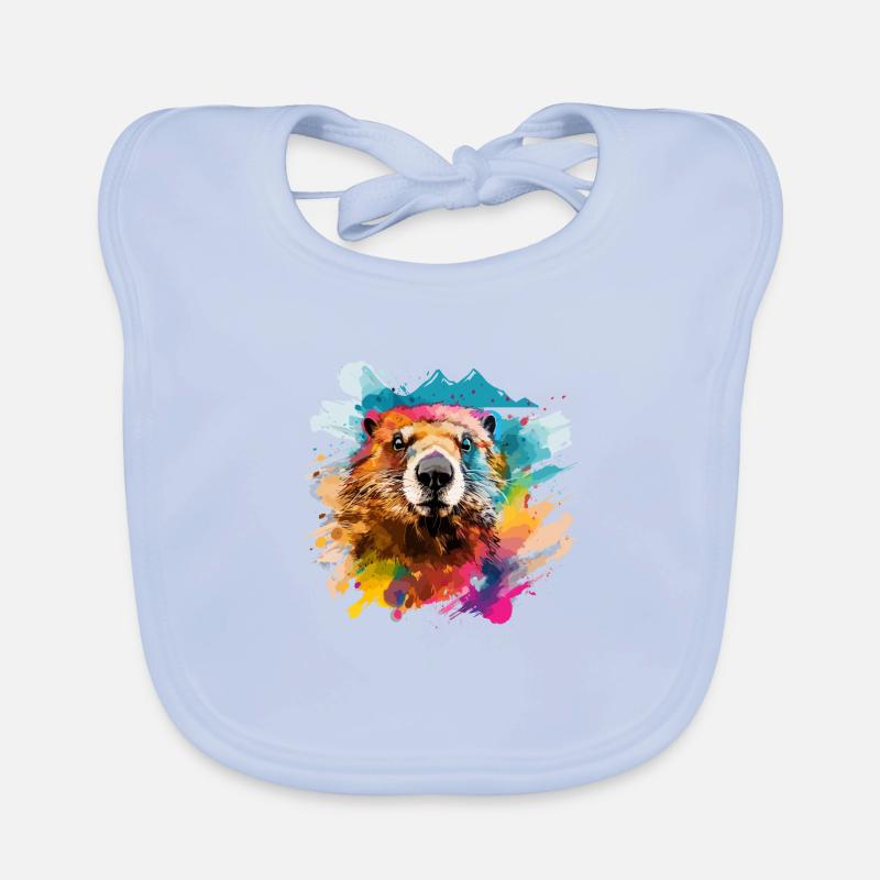 marmotte Bavoir bio Bébé