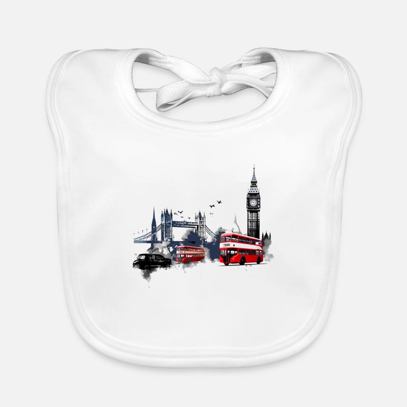 London, the vibrant capital Organic Baby Bibs