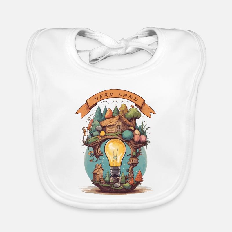 Nerd Land Baby Bio-Lätzchen