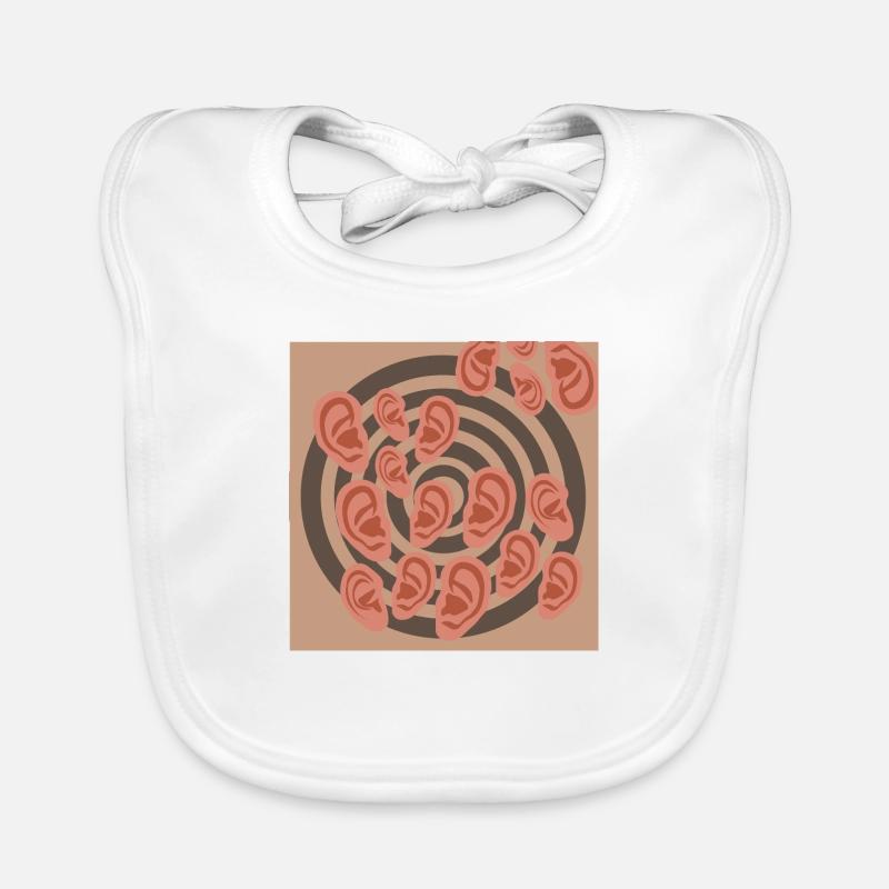 Vortex auriculaire Bavoir bio Bébé