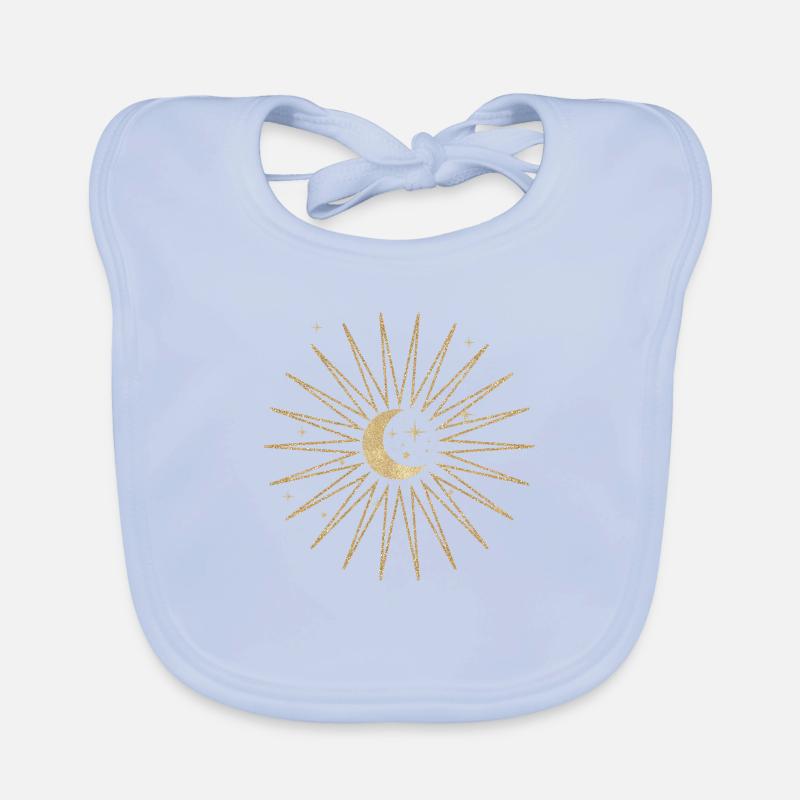 Star, Moon, Sun Organic Baby Bibs