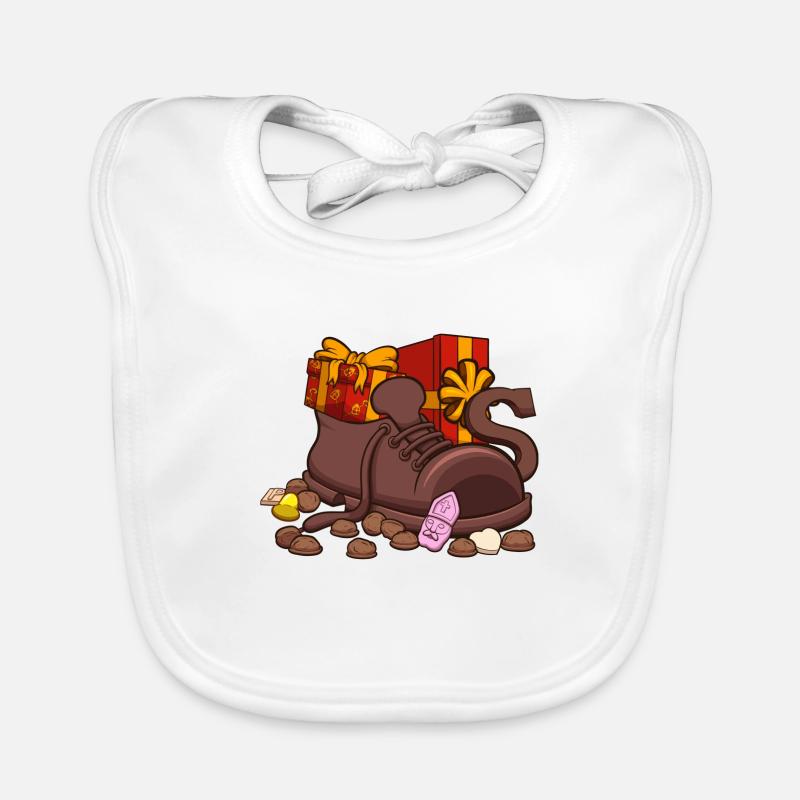 Shoe Setting Organic Baby Bibs
