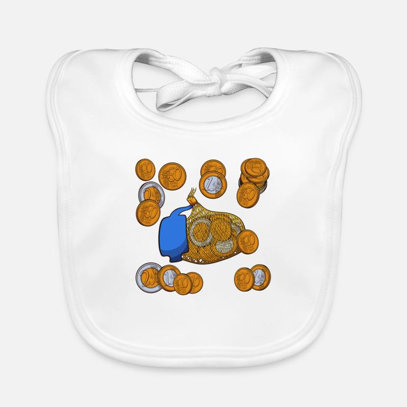 Saint Nicholas Chocolate Coins Organic Baby Bibs