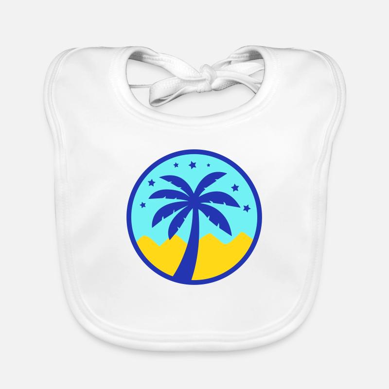 Pyramide de palmier Bavoir bio Bébé