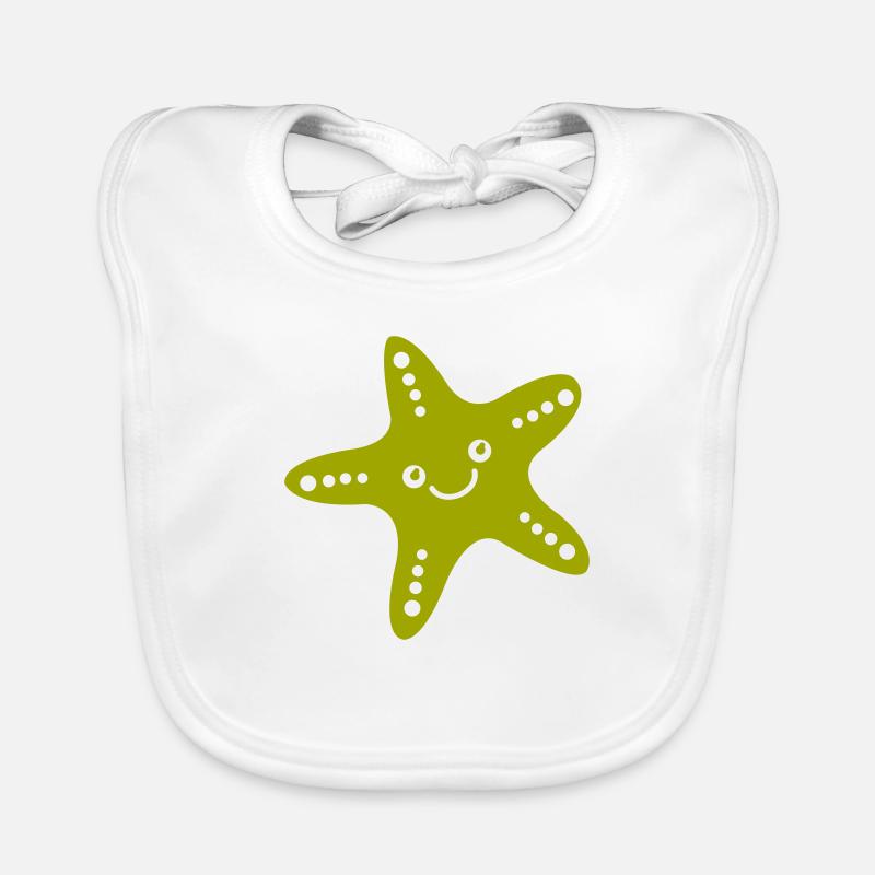étoile de mer Bavoir bio Bébé