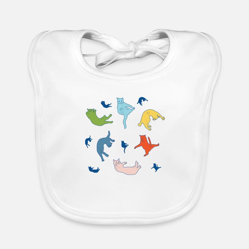 Chute de chats Bavoir bio Bébé