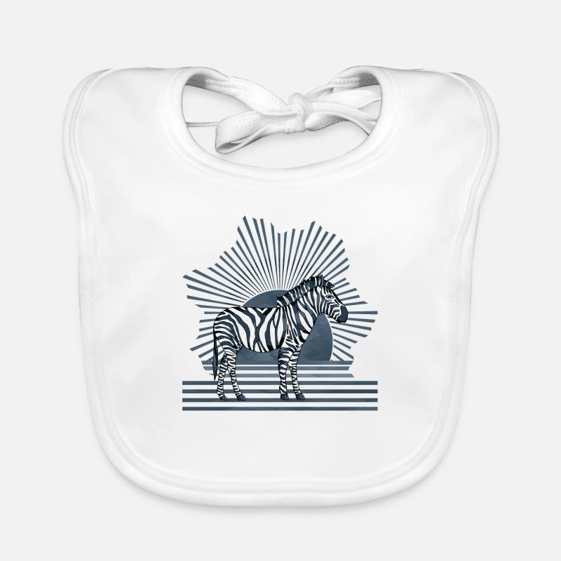 Zebra Organic Baby Bibs