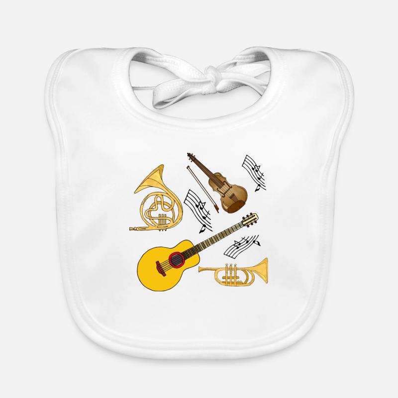 Instruments de musique Bavoir bio Bébé