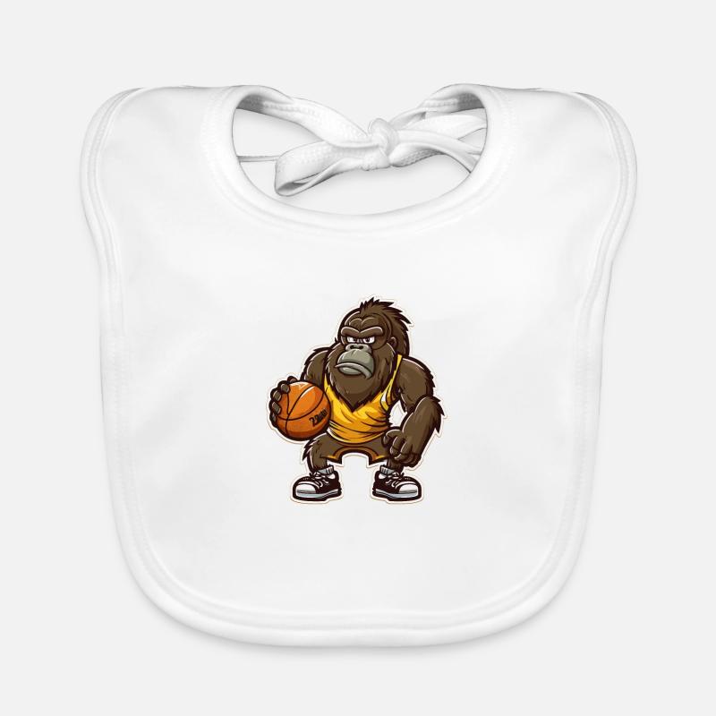 Gorilla Puissance Attaquant Bavoir bio Bébé