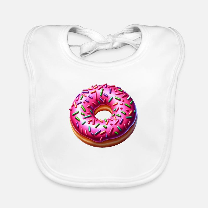 Doughnut Organic Baby Bibs