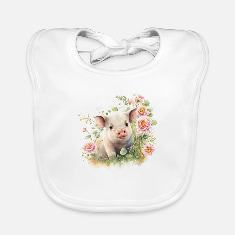 COCHON Bavoir bio Bébé