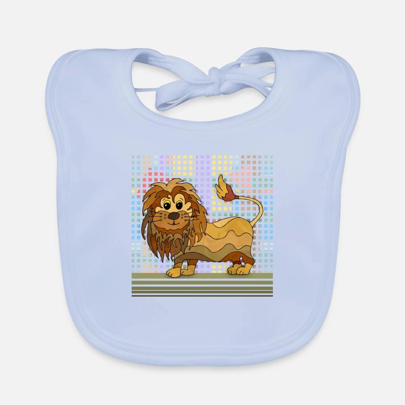 Lion Bavoir bio Bébé
