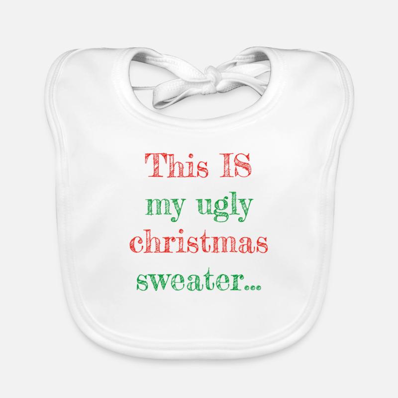 Pull de Noël moche Bavoir bio Bébé