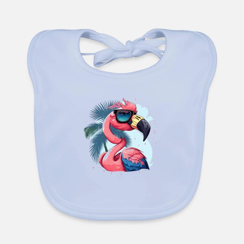 Flamingo Diva Baby Bio-Lätzchen