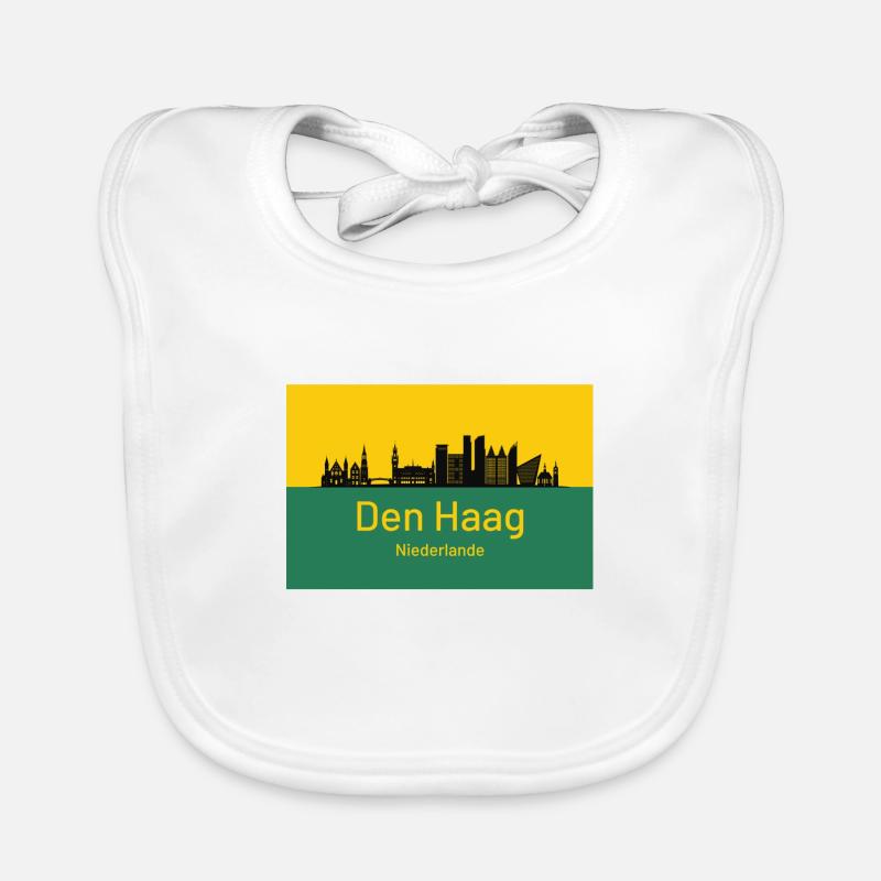 The Hague - Netherlands Organic Baby Bibs
