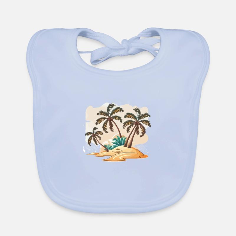 The Beachcomber Organic Baby Bibs