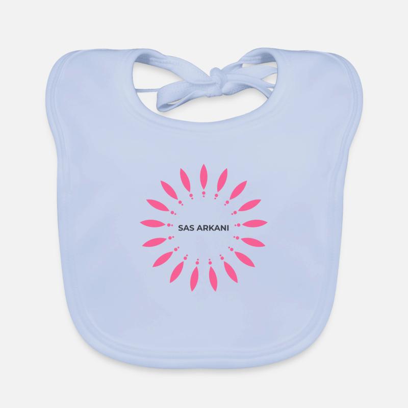 Transparentes Logo Baby Bio-Lätzchen