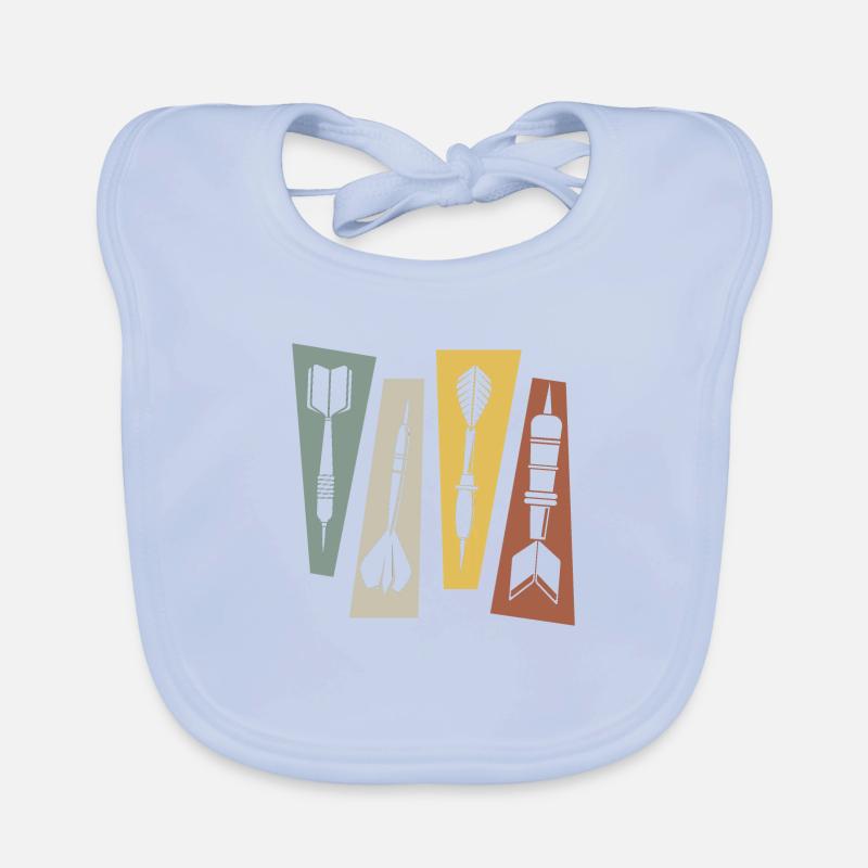 Flèche flèchette rétro vintage Bavoir bio Bébé