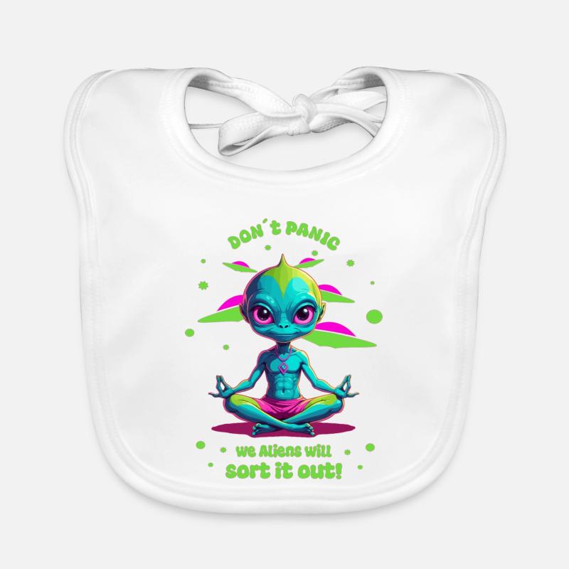 Alien Regulates this ! Organic Baby Bibs