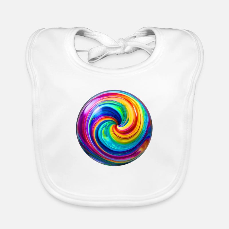 Magic Swirl Murmel Baby Bio-Lätzchen