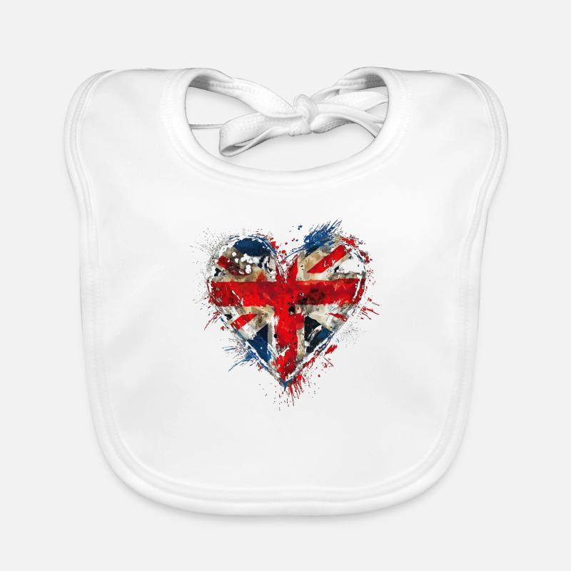 J’adore l’Union Jack Bavoir bio Bébé
