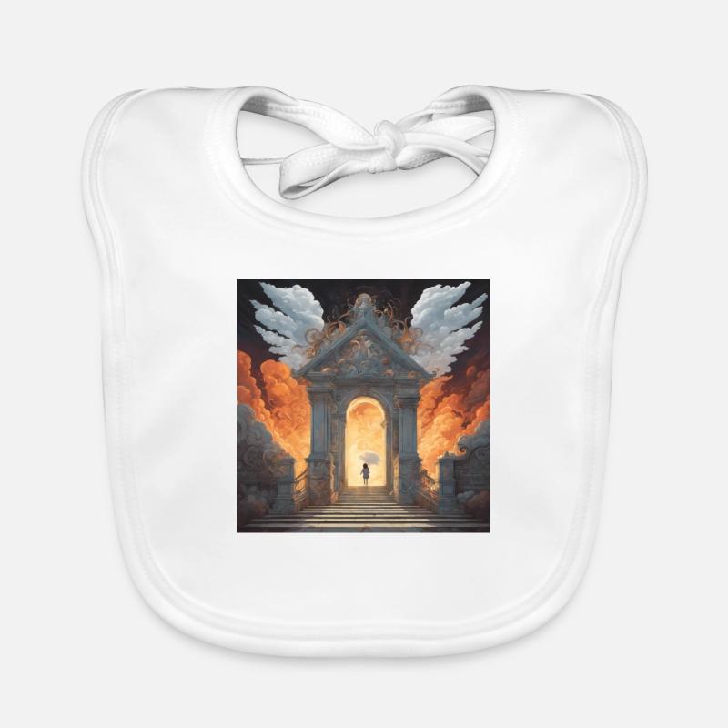 Himmel oder Hölle Baby Bio-Lätzchen