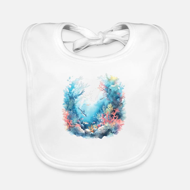Sous-marin Bavoir bio Bébé