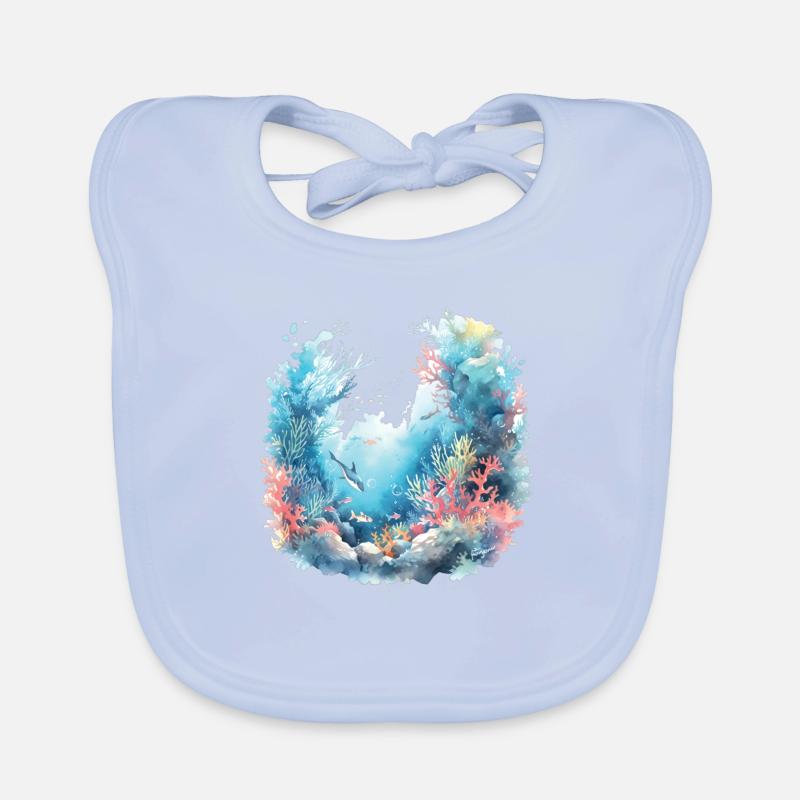 Sous-marin Bavoir bio Bébé