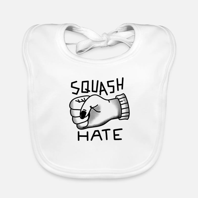 Squash Hate Organic Baby Bibs