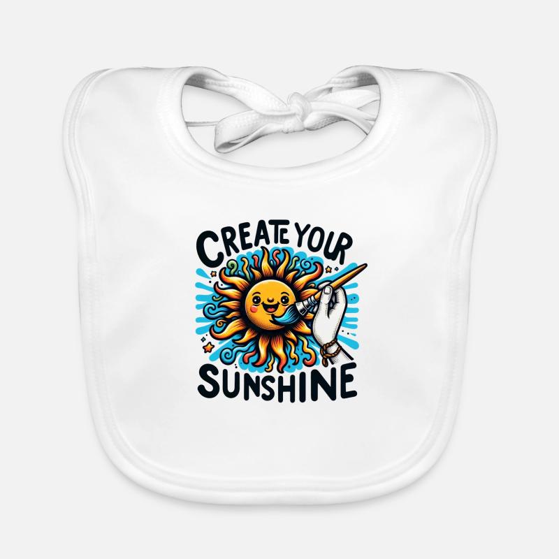 Create Your Sunshine Organic Baby Bibs