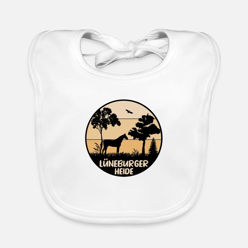 Lüneburger Heide Baby Bio-Lätzchen