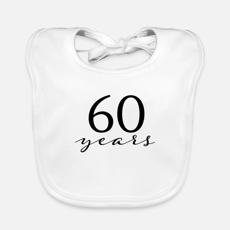 60 ans Bavoir bio Bébé