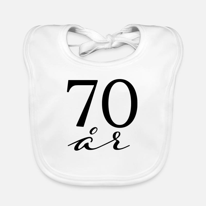 70 ans Bavoir bio Bébé
