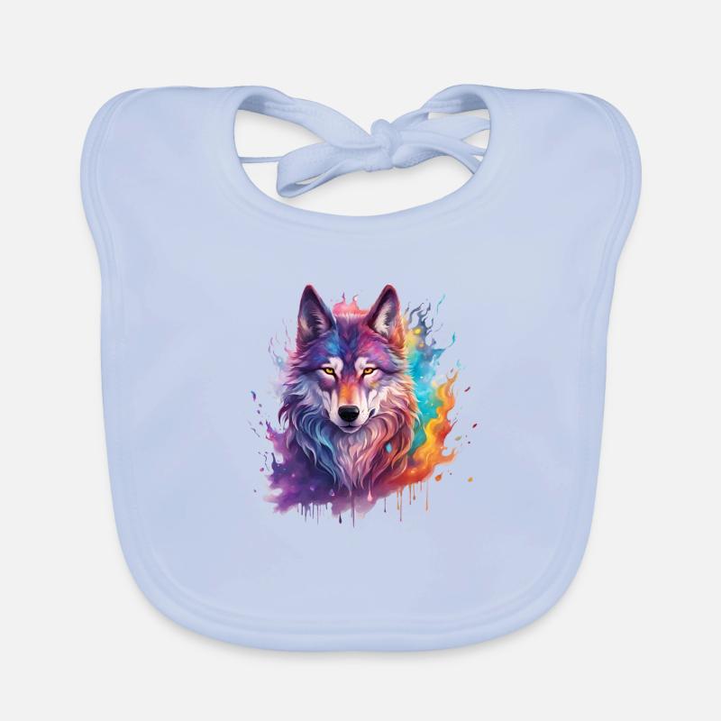 magic wolf Baby Bio-Lätzchen
