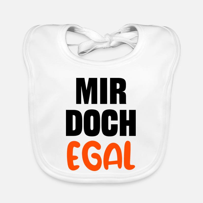 I don't care Statement Indifferent Chill Organic Baby Bibs