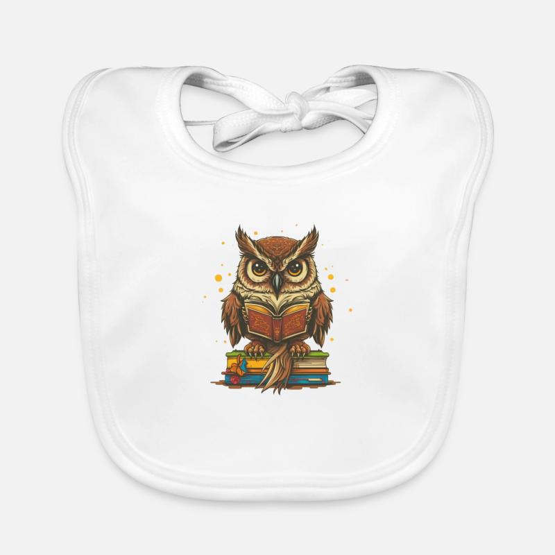 Study Owl Organic Baby Bibs