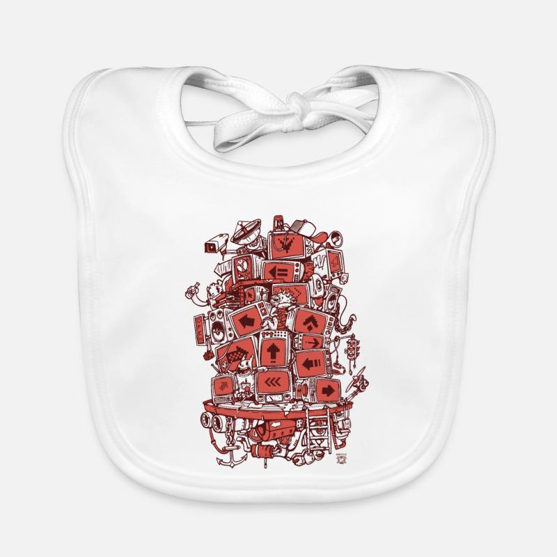 TV Project 2 Farben Baby Bio-Lätzchen