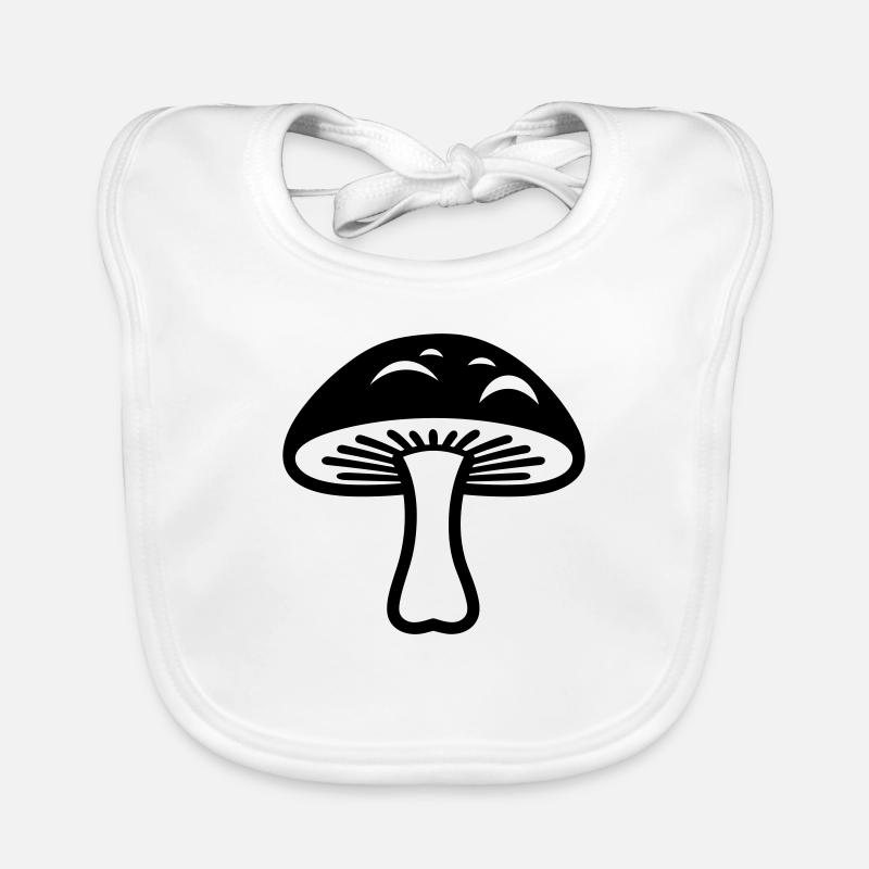 champignon Bavoir bio Bébé