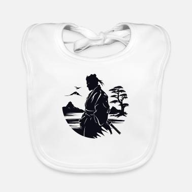 Zen Samurai Bavaglino ecologico per neonato